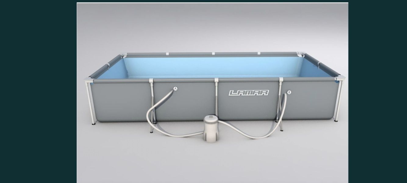 Basen Lamar 99 nowy 4m x2m 5200l super jakość