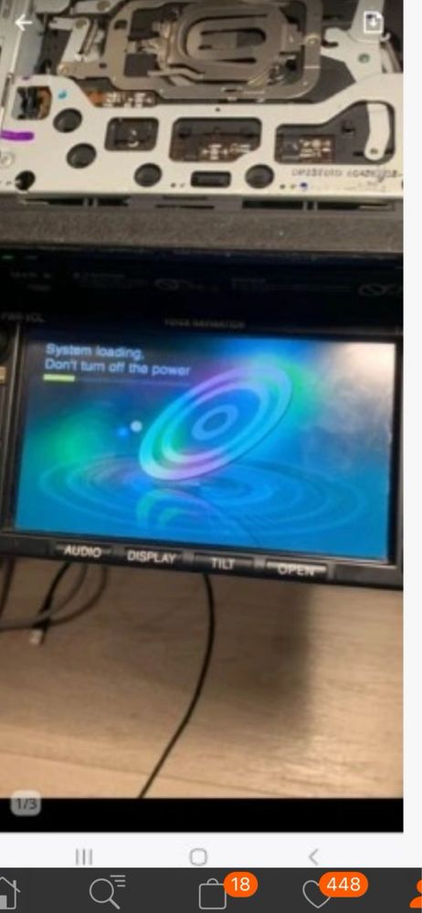 Czesci do radia toyota corolla verso lcd plyta naped