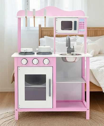Новинка! Дитяча дерев'яна кухня Нікея Pink + аксесуари