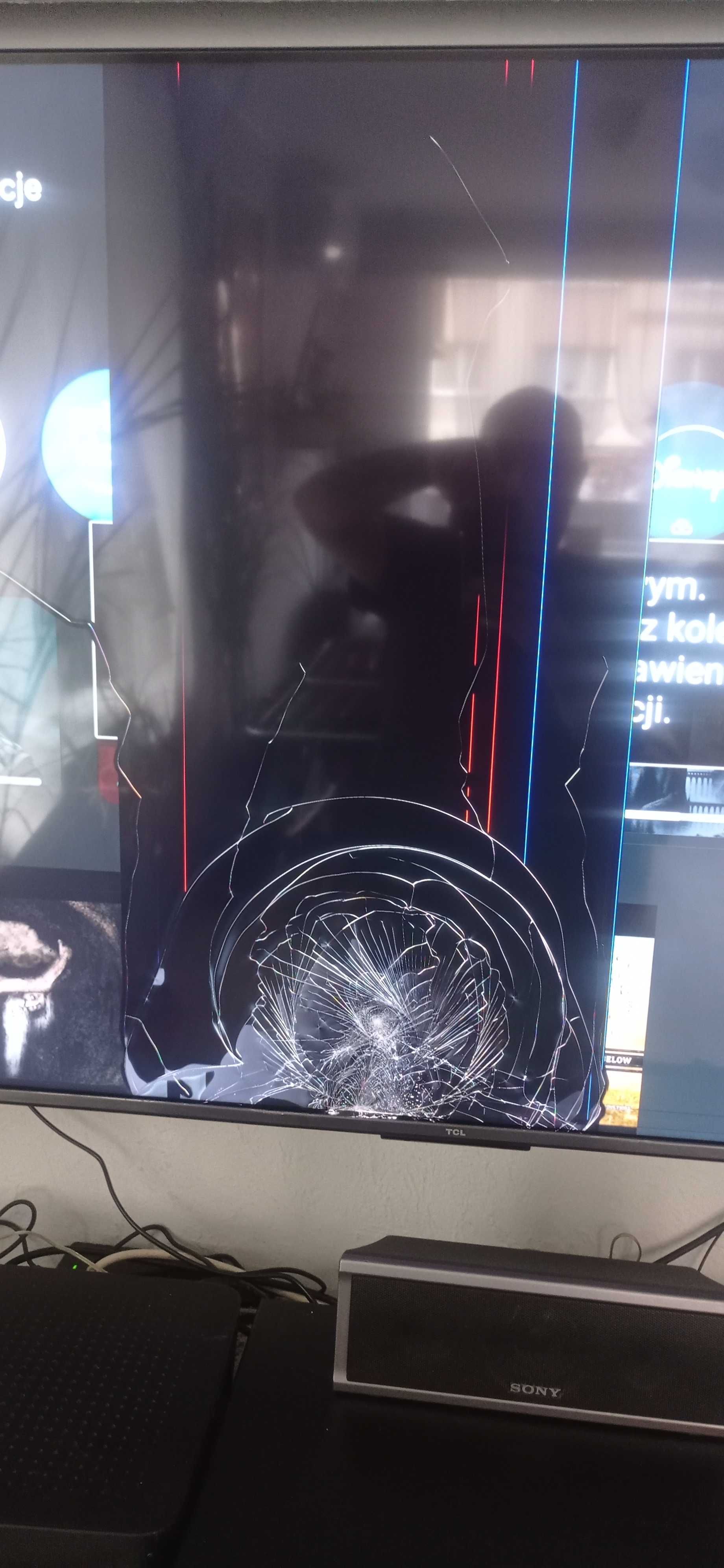 Telewizor TCL 55" uszkodzona matryca