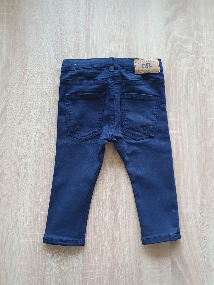 ZARA super jeansy chłopięce rurki skinny 80 cm!