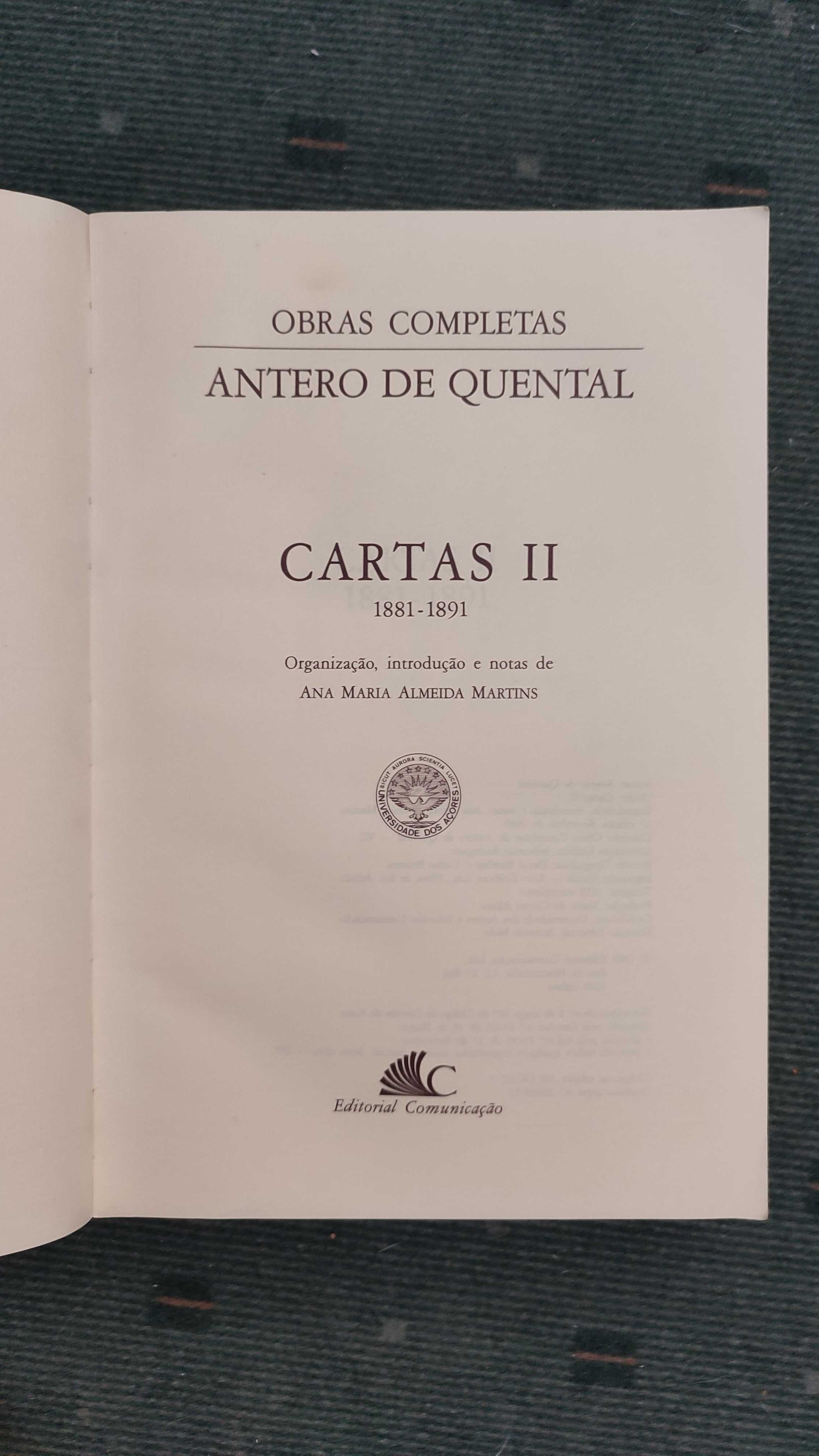 Antero de Quental - Cartas II (1881/1891)