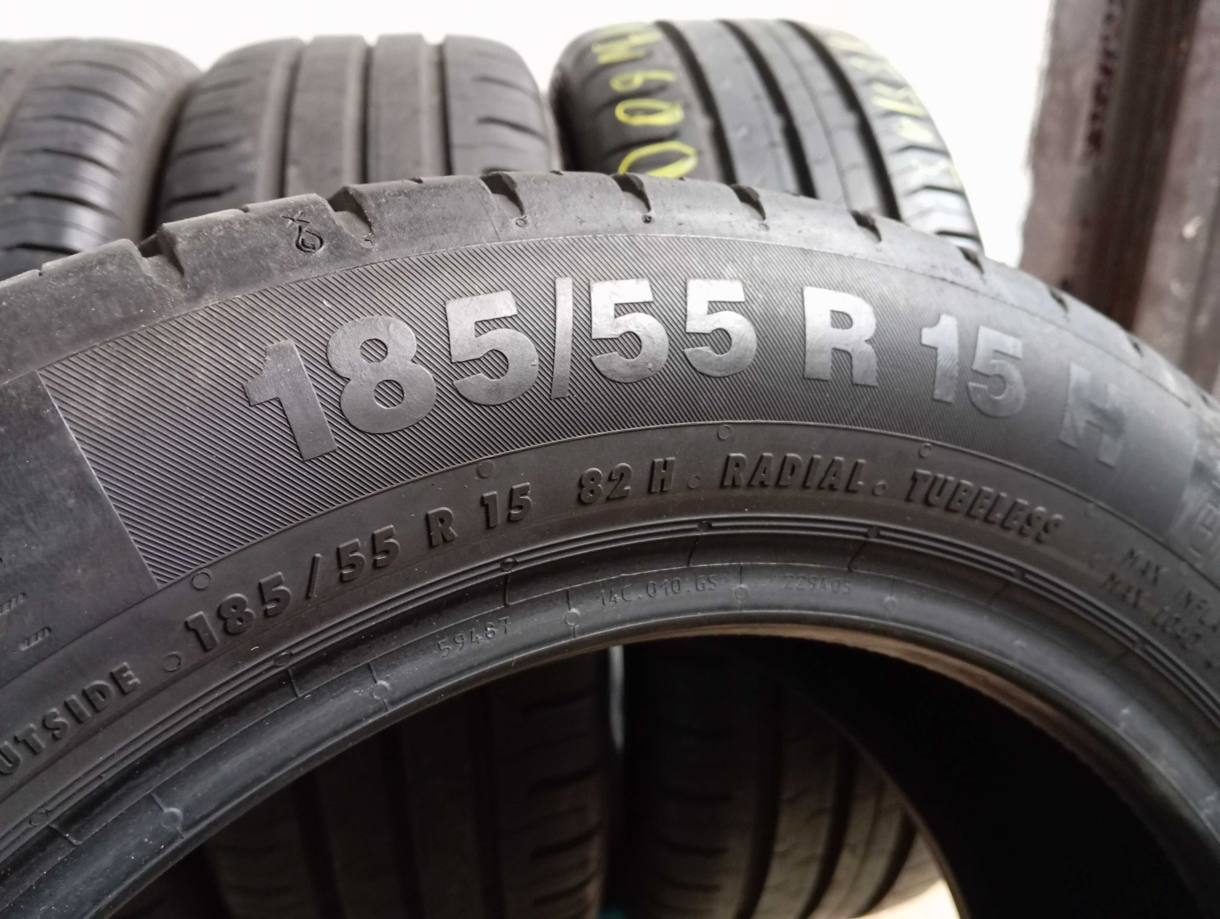 4x 185/55 R15 H 82H Continental ContiEcoContact 5 2019r 6,5mm