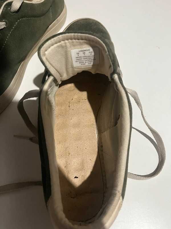 Zielone buty zamszowe Polo Ralph Lauren