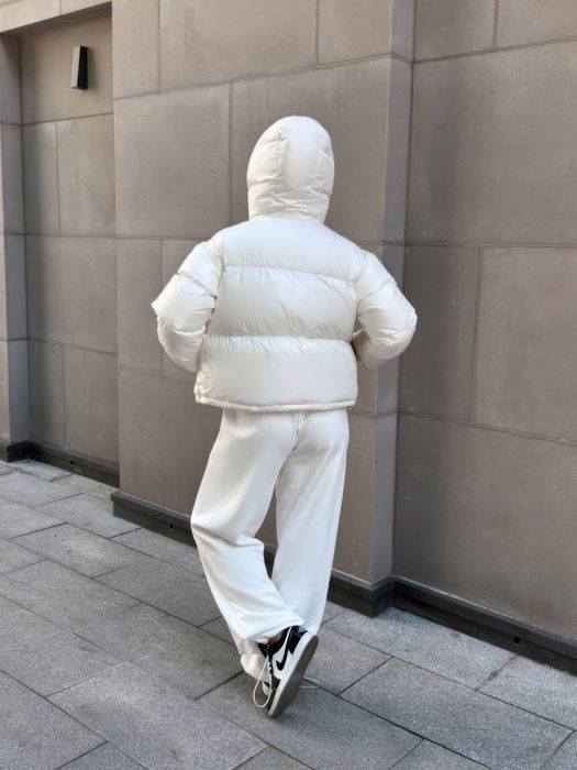 Жіноча зимова куртка, Теплий жіночий пуховик, Перламутровий пуховик