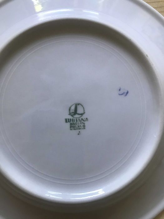 Talerz obiadowy głębokie Porcelit Pruszków z okresu PRL-u