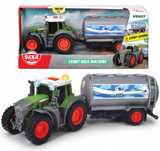 Dickie Farm Traktor z przyczepą na mleko FENDT 26 cm