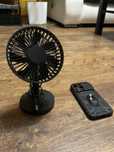Mini wentylator na biurko, czarny, 3 biegowy, wiatrak, wiatraczek, USB