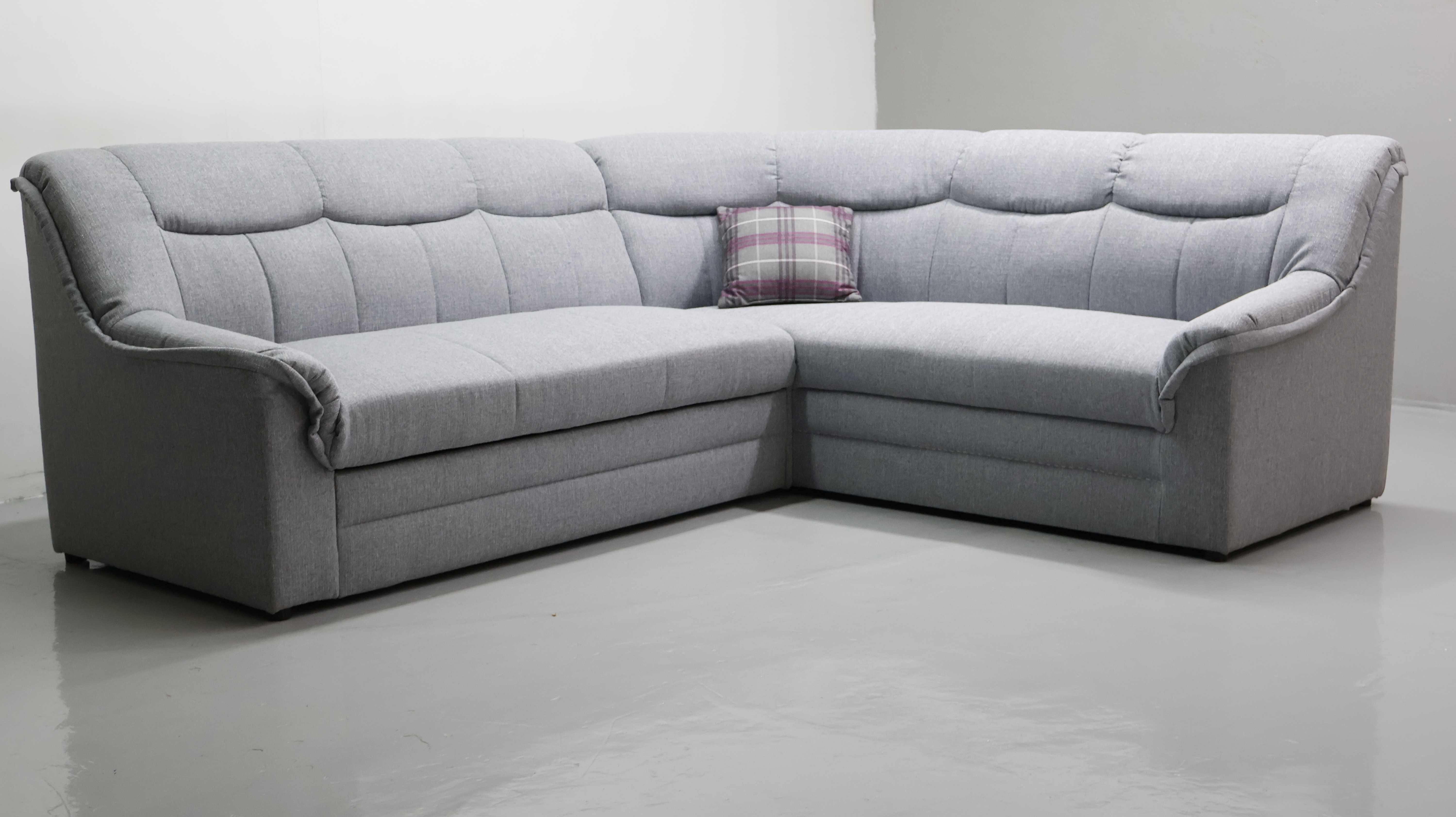 TFZ DESIGN NAROŻNIK funkcja spania rogówka sofa kanapa szara tkanina