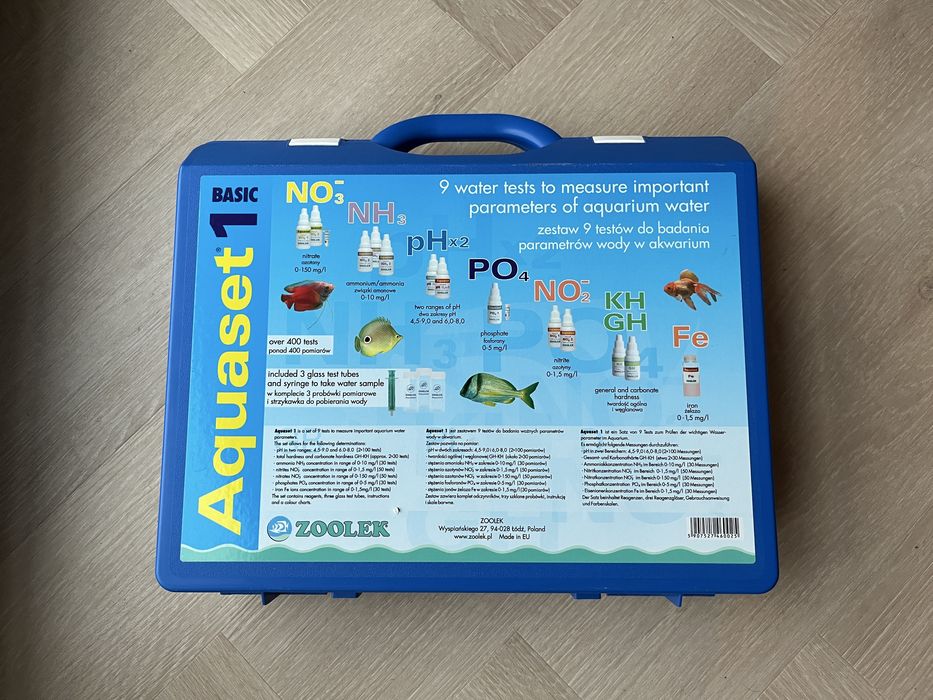 Aquaset 1 Basic Zoolek - testy akwariowe kropelkowe