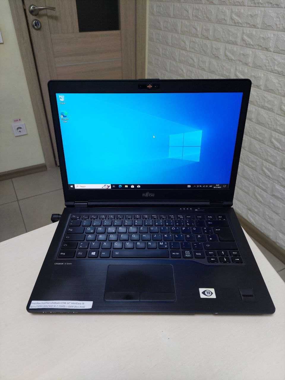 Ноутбук FUJITSU  U748 14" IntelCore I5-8gen/DDR4 8Gb/SSD M.2 256Gb+GSM
