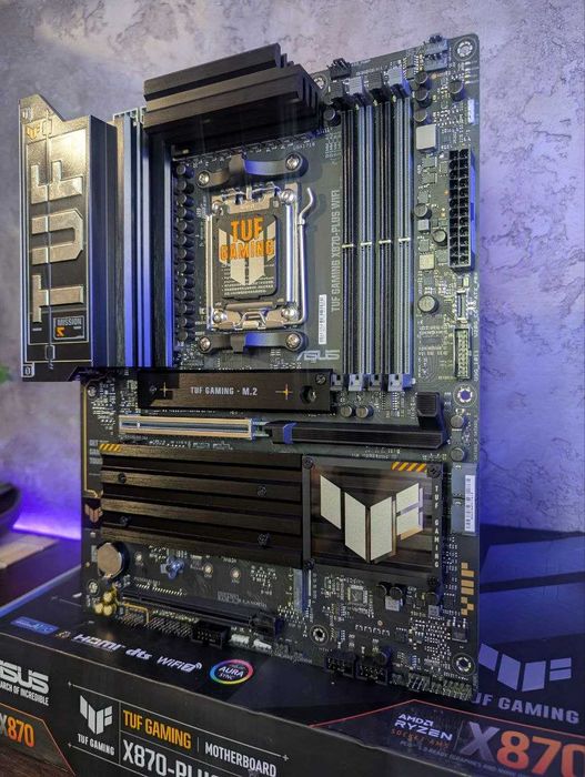 Материнська плата Asus Tuf Gaming X870-Plus Wifi (AM5) 7000-9000 AMD