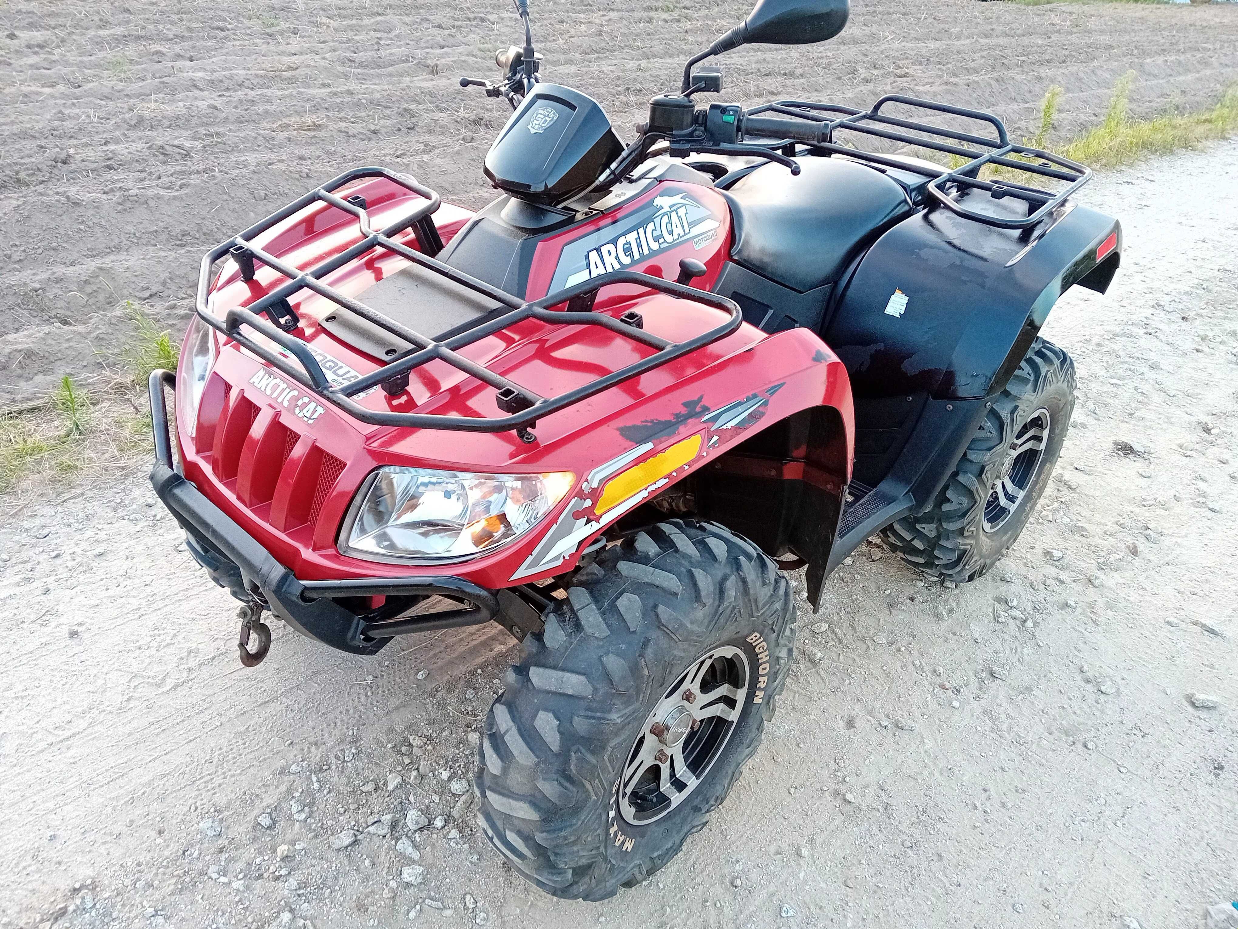 Quad arctic cat 550 homologacja wtrysk wspomaganie kierownicy