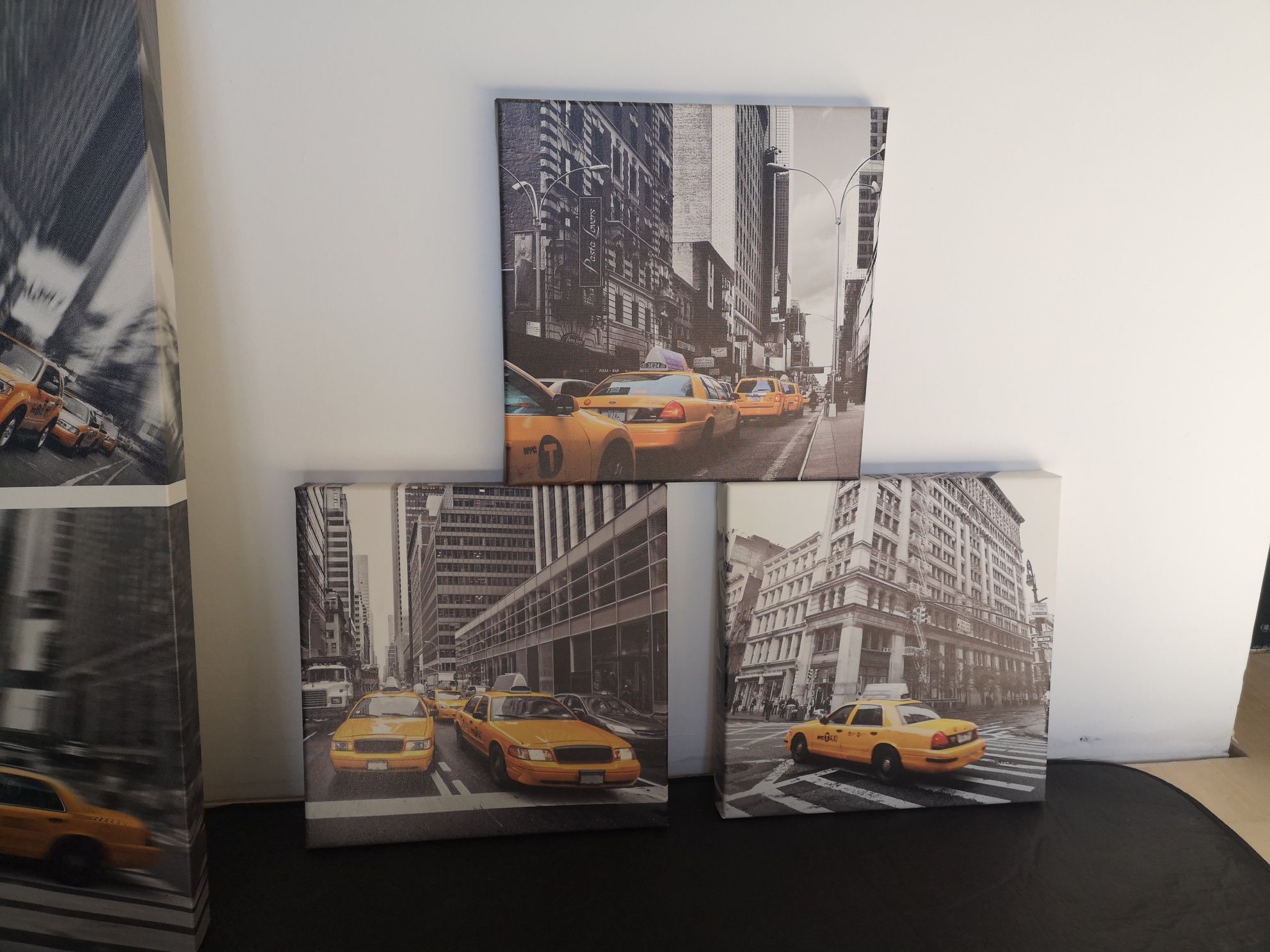 Obraz New York, taxi 100x100 oraz 30x30
