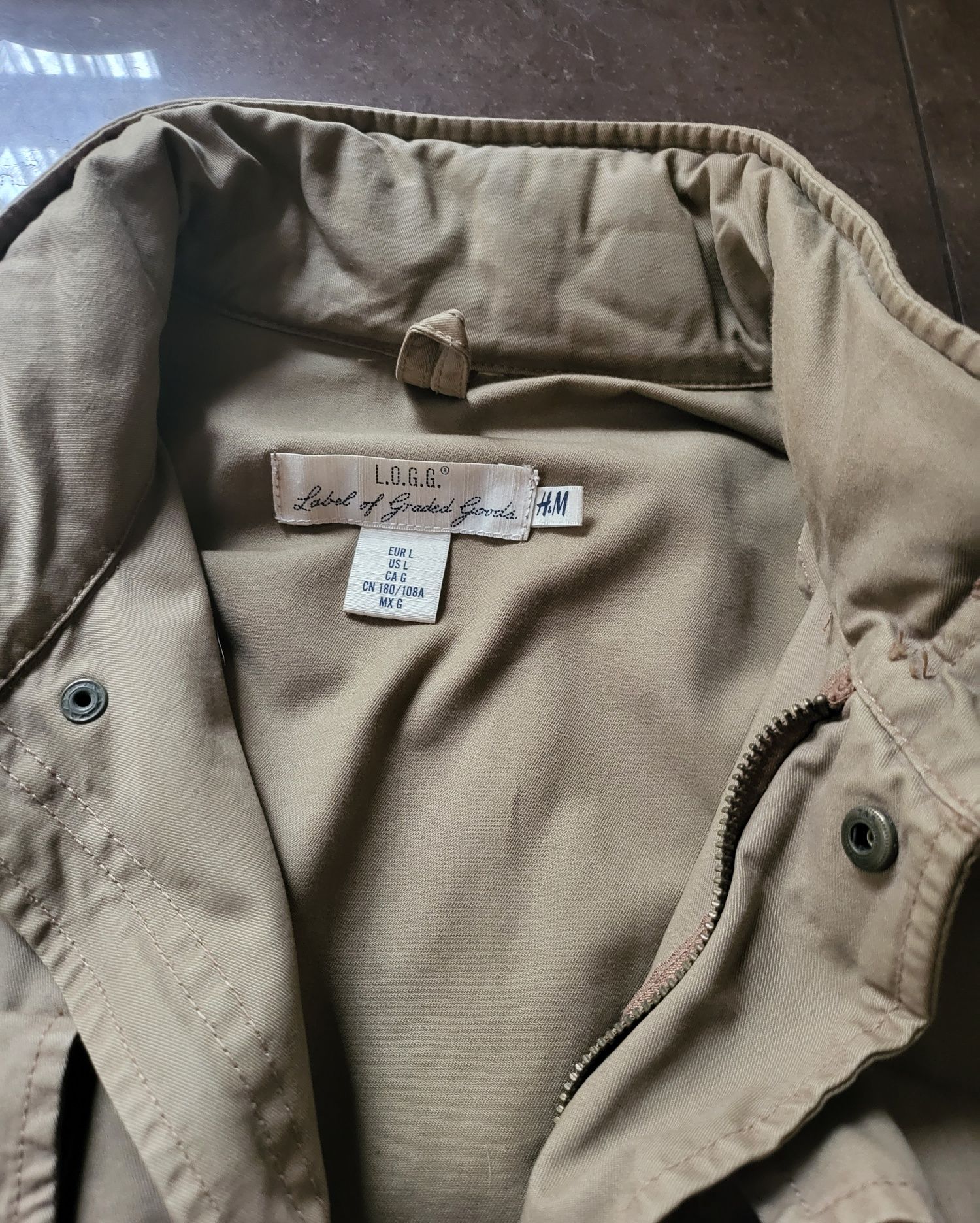 Kurtka H&M z kaptorem howanym