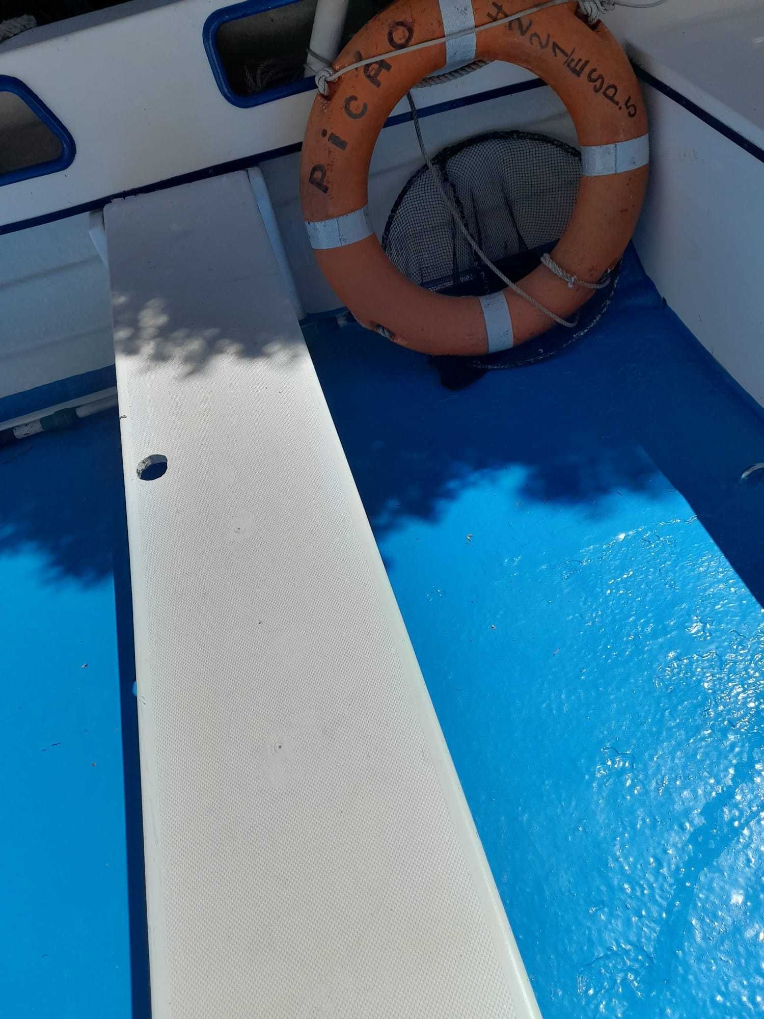 Barco de 5m Pesca desportiva oferta do atralado  6 pessoas