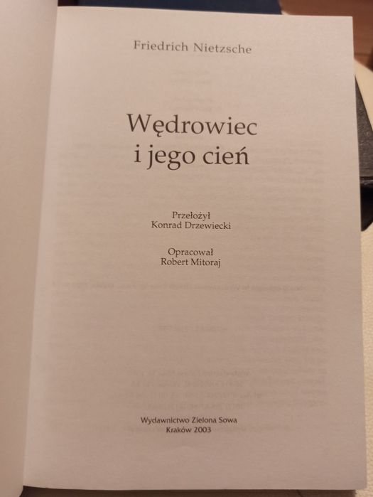 Nietzsche wędrowiec i jego cień