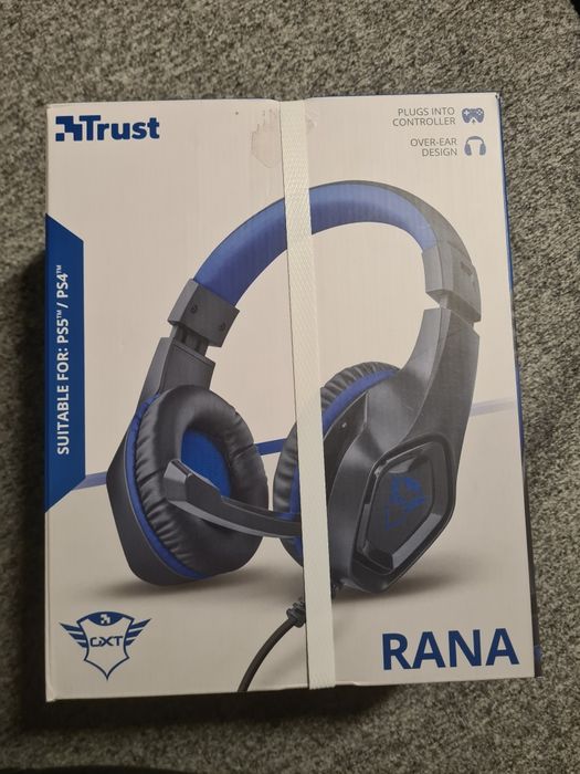 Słuchawki z mikrofonem Trust Rana Gaming Headset GXT 404B PS5 PS4