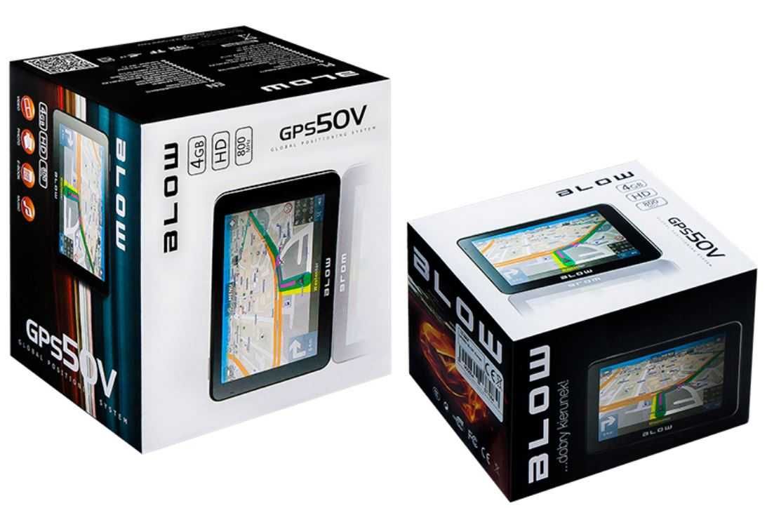 Nawigacja Samochodowa BLOW GPS 5 do IGO Mapy Europy Polski Dożywotnio