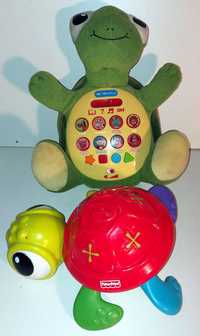 Zestaw zabawek - Żółw Fisher Price + żółw E-EDU