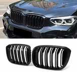 Nerki Grill BMW X3 X4 G01 G02 G08 Czarny Połysk