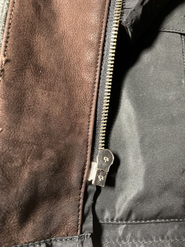 Куртка Bally Vintage Leather Jacket Made in Italy