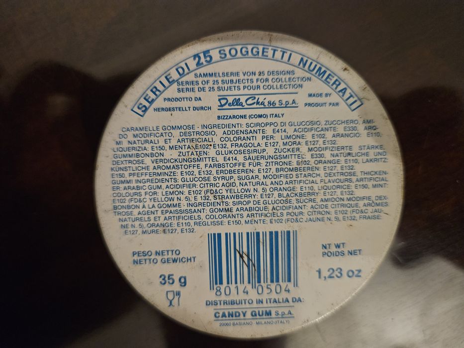 Caixa antiga de doces, para colecção
