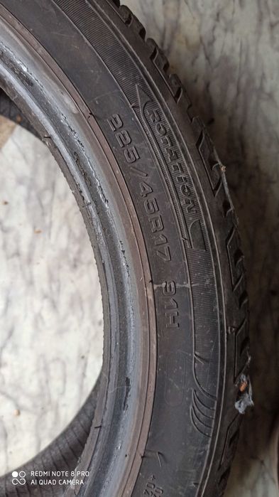 Opony zimowe 225/45 r17 Fulda 4 sztuki