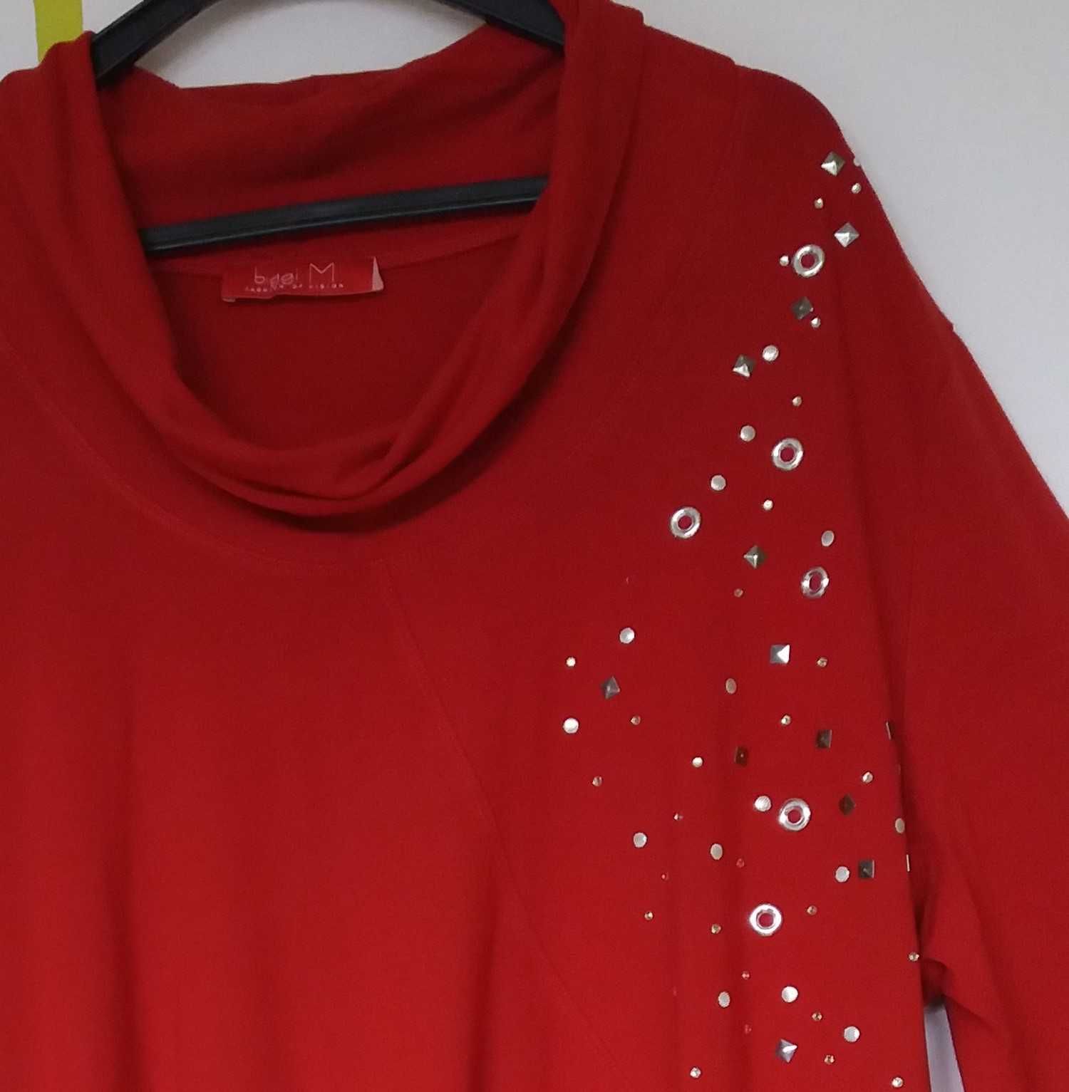 XXXL(56) Czerwona tunika jak nowa bigi M