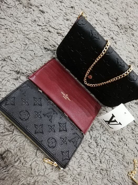 Piękne torebki klasyka  styl komlet 3w1 Louis Vuitton