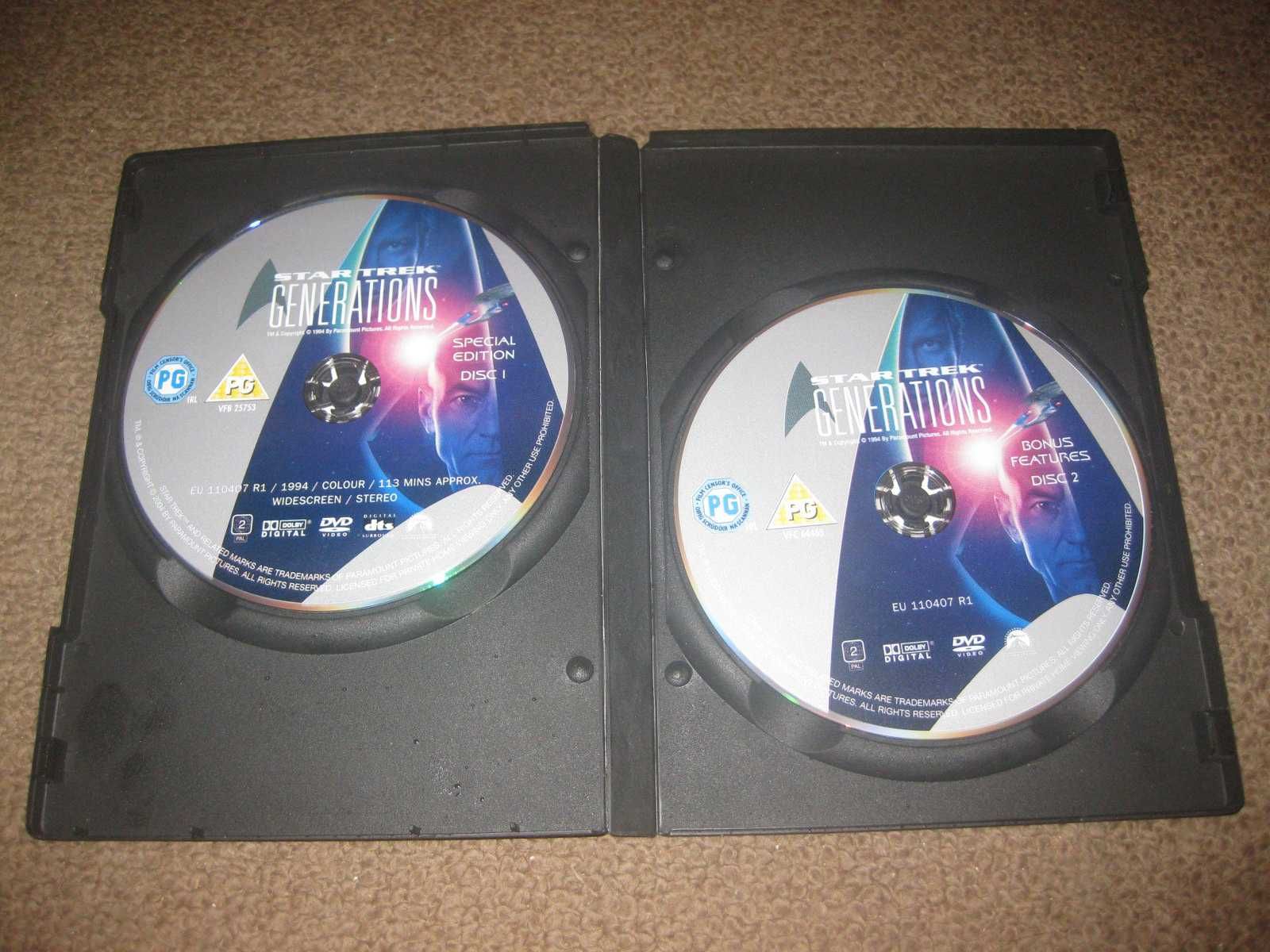 "Star Trek: Gerações" Edição Especial com 2 DVDs