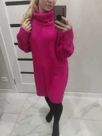 Рожева плаття в'язане / Вязаное женскле платье