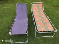 Leżaki łóżka polowe ogrodowe