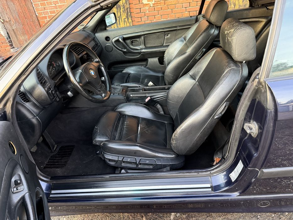 BMW e36 cabrio M pakiet z Vinu Sportsize Klima Skóra