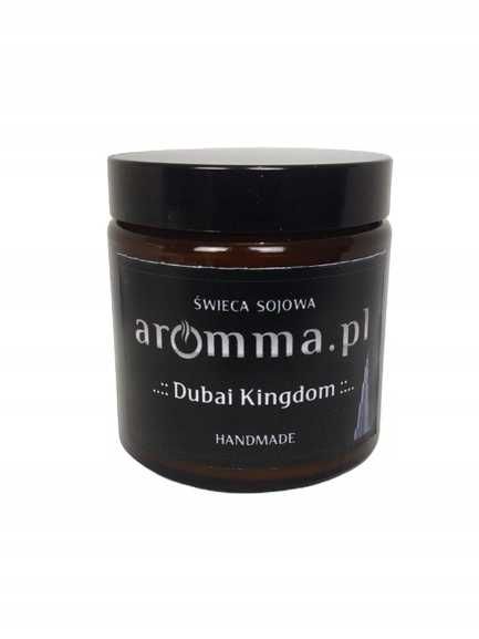 Świeca sojowa naturalna 120 Aromma Dubai Kingdom