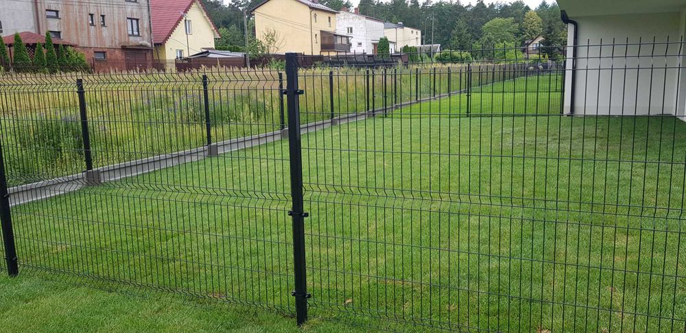 Panele ogrodzeniowe WIŚNIOWSKI 4mm 153cm Ocynk RAL podmurówka 78zł/mb