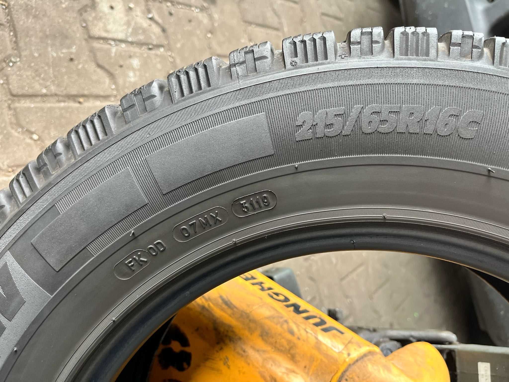 Opony zimowe 2x 215/65 R16C Michelin Agilis Alpin #3691
