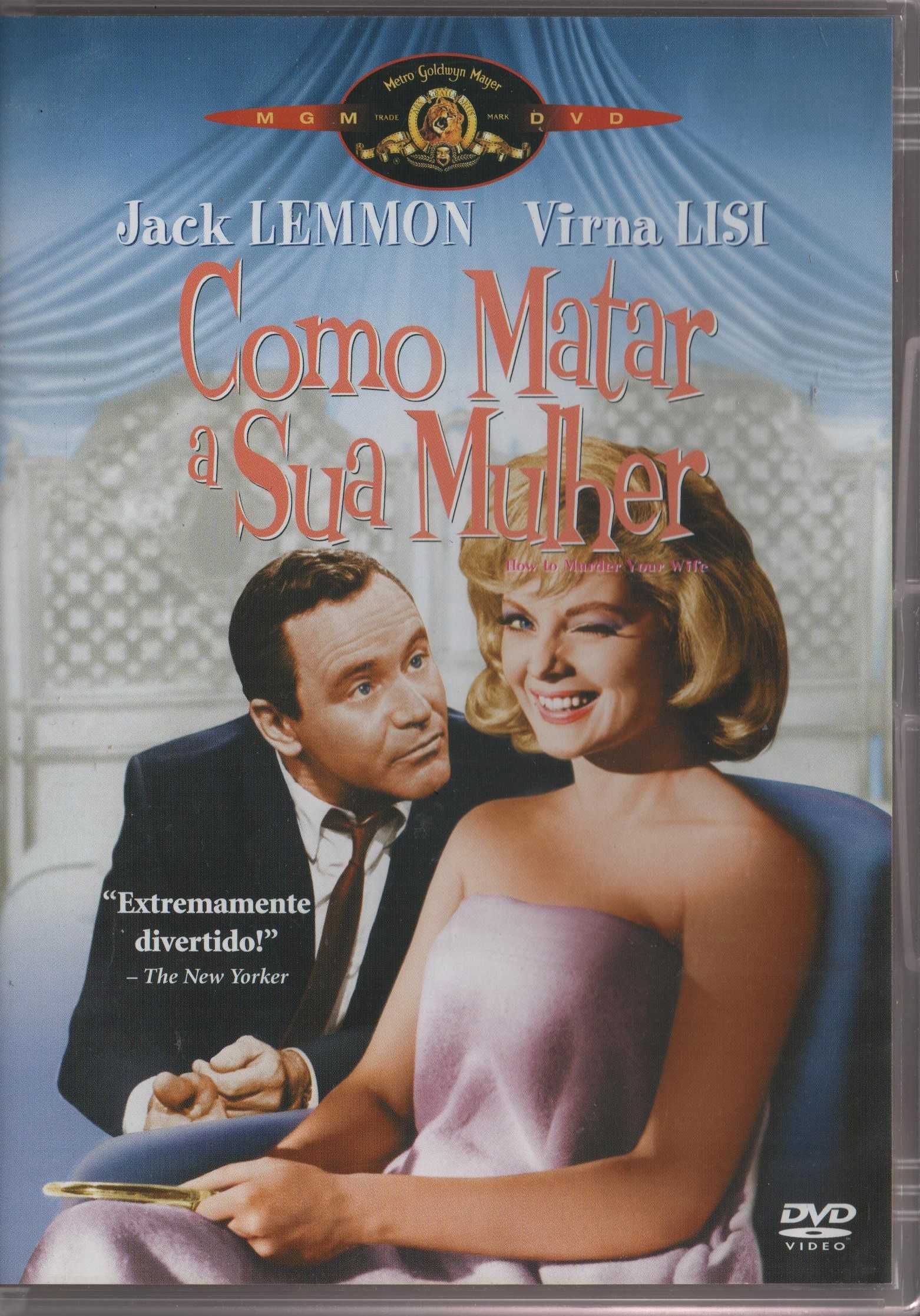 Dvd Como Matar A Sua Mulher - comédia - Jack Lemmon/ Virna Lisi