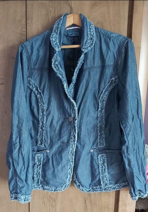 Żakiecik jeansowy damski rozm xxl
