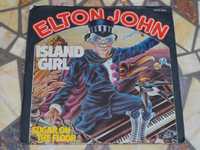 Płyta winylowa 7" Elton John „Island girl" DJM Records