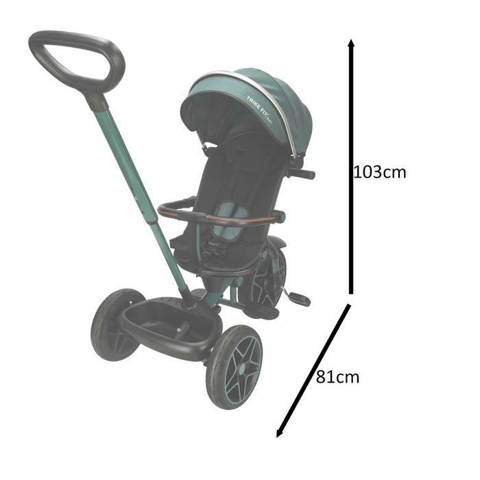 Rowerek TRIKE FIX ELITE Trójkołowy dla Dziecka SPACERÓWKA Wózek 2w1