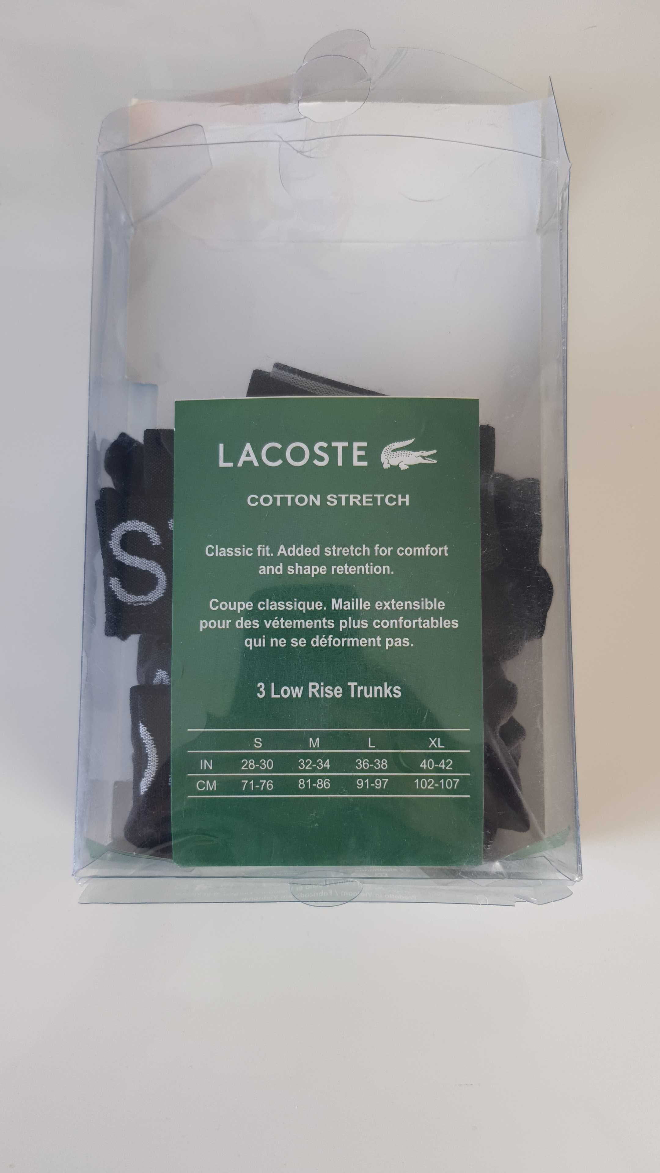 Bokserki Lacoste 3pak S/M