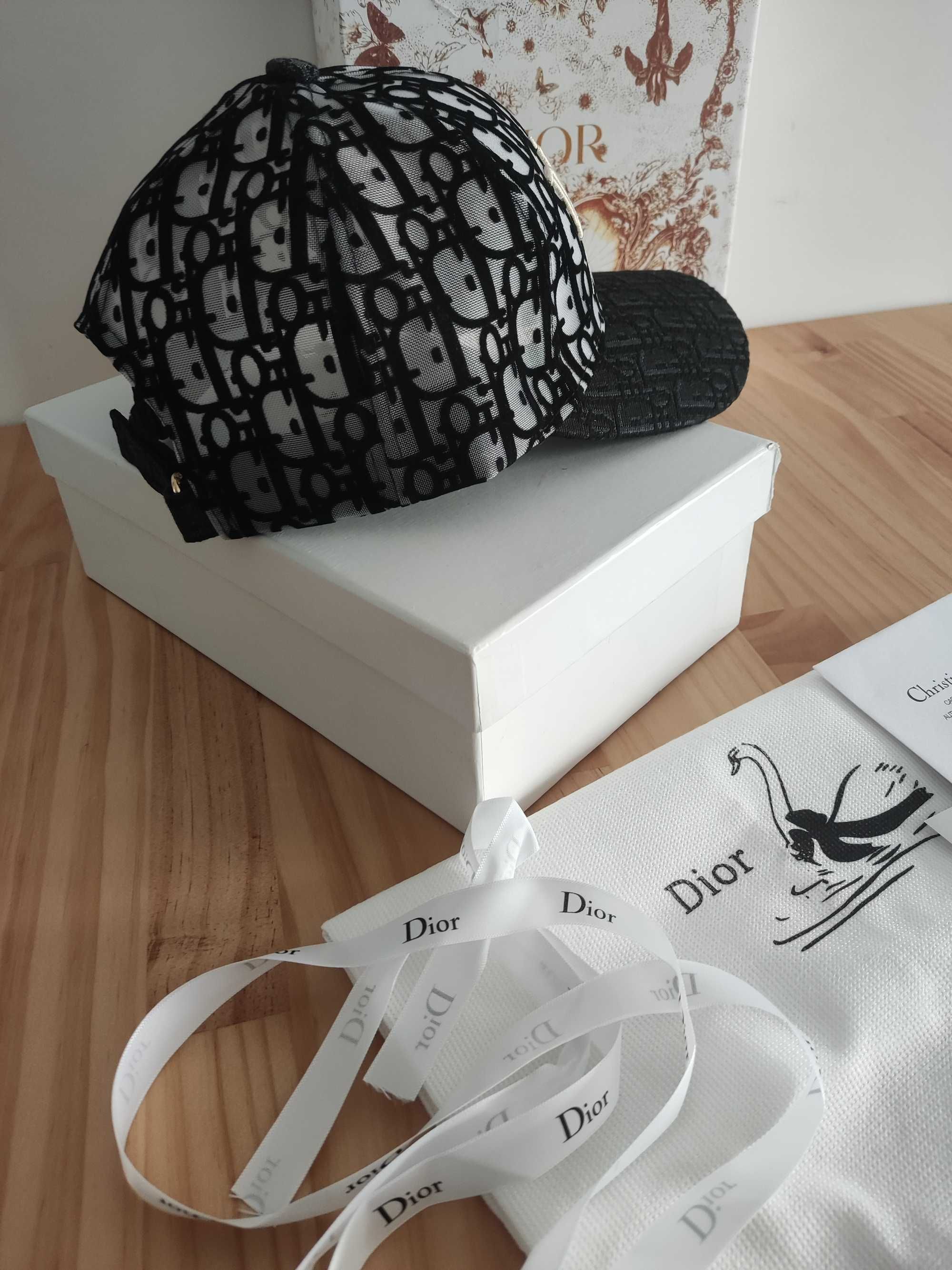 Dior Męska damska czapka z daszkiem bejsbolówka, Francja 6352