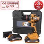 Бесщёточный аккумуляторный шуруповерт ТехАС STP TAOE-CD37 (20В, 2х2Ач)
