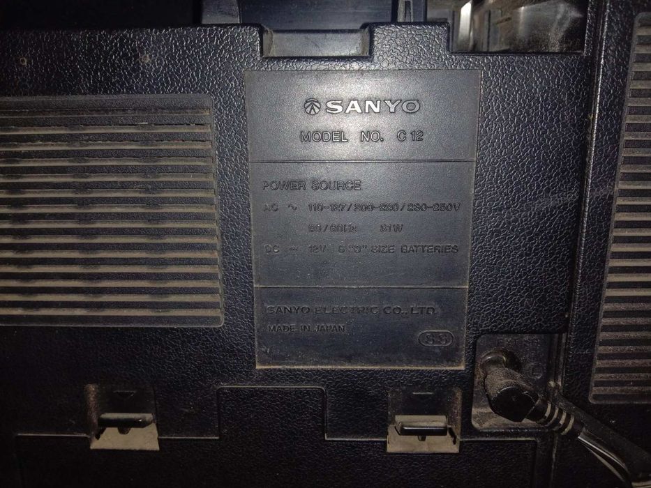 Японская магнитола 80-х годов Sanyo C 12 в коллекцию.
