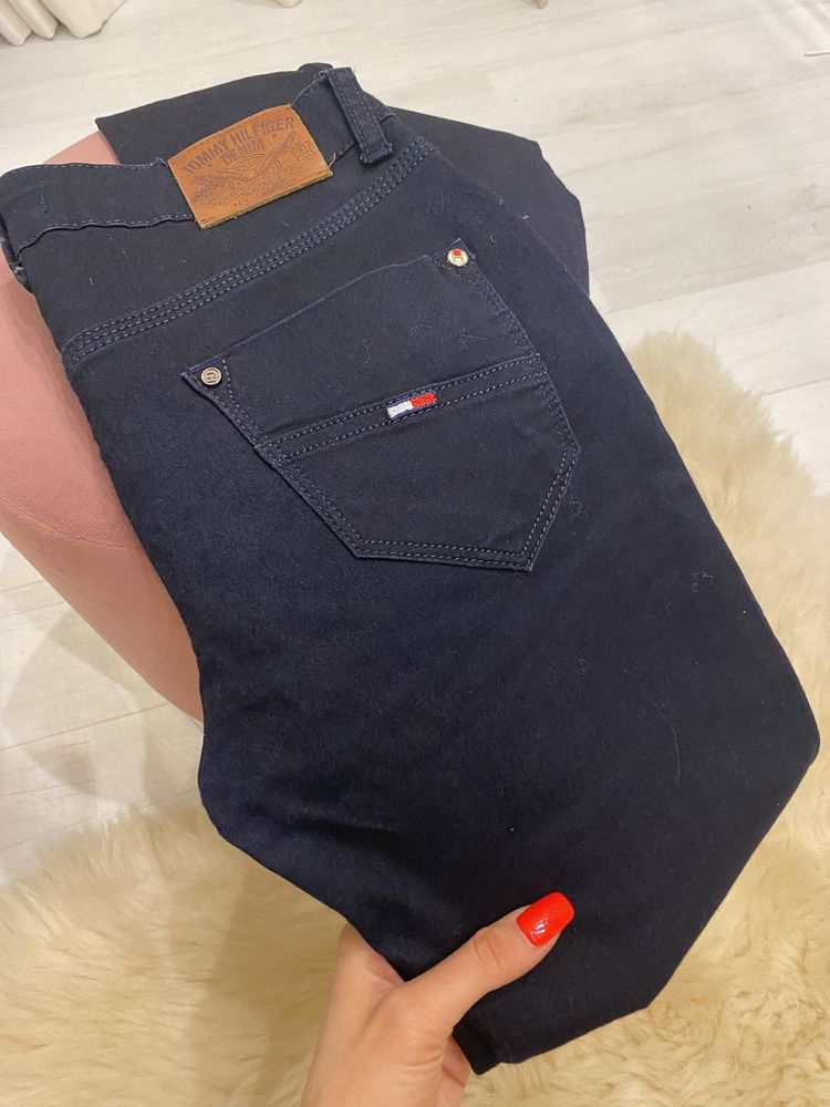 Jeansy Rurki Tommy Hilfiger Granatowe 29 M