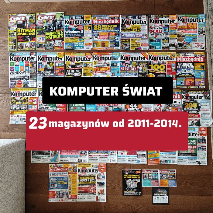 Magazyny komputer świat zestaw 2011 do 2014 gejmerz
