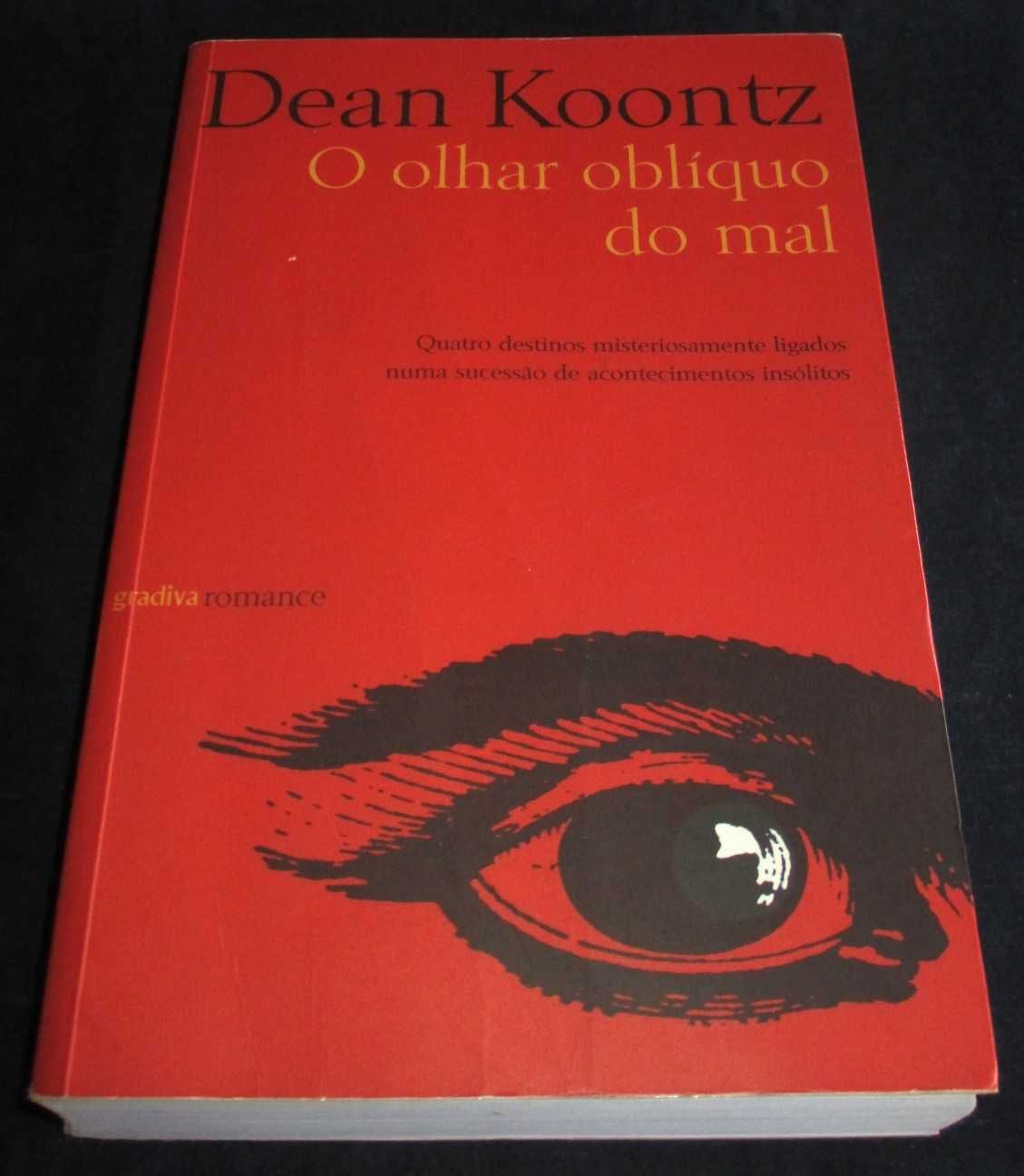 Livro O Olhar Oblíquo do Mal Dean Koontz