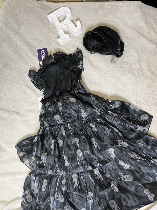 Карнавальна сукня Венздей / костюм на Хелловін для дівчинки