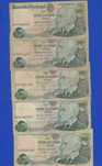 5X Notas Portugal 20 escudos 1978